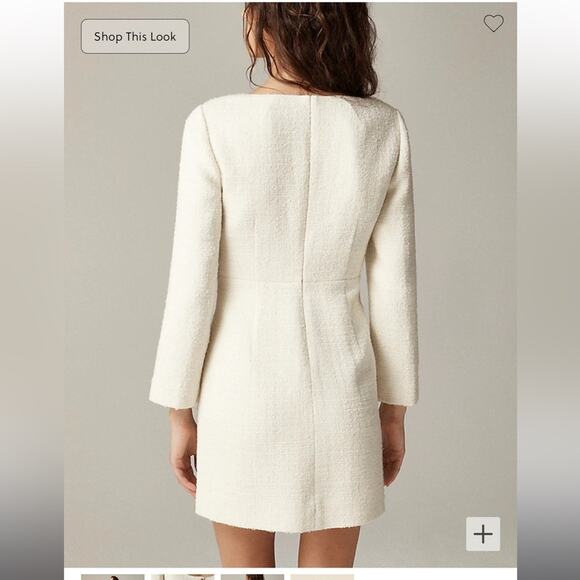 J.Crew Sophia scoopneck dress in tweed - Picture 3 of 6